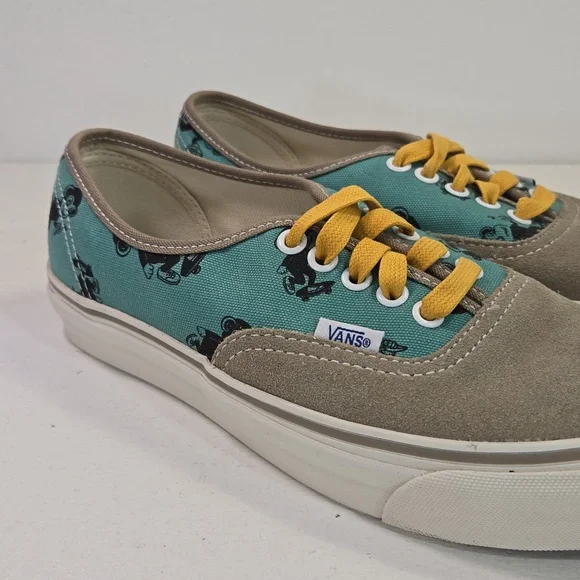 Vans Vault OG Sk8 Monkey Lo-Top Dune Tan & Blue Sneakers Mens 6½ Women's 8 - Picture 9 of 12